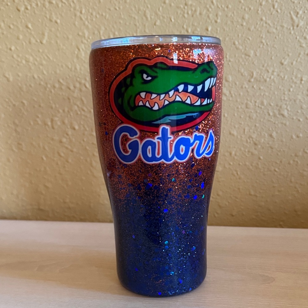 Florida Gators Glitter Tumbler